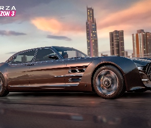 Droga, Forza Horizon 3, Gra, Wieżowce, Samochód