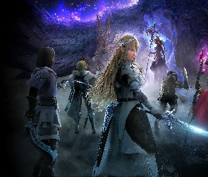Mag, Miecz, Valkyrie Elysium, Magia, Rycerze, Gra, Kobieta