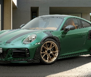 Porsche 911 Turbo, Techart GTstreet R Touring, Zielone