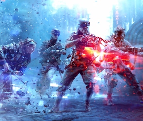 Walka, Żołnierze, Gra, Battlefield 5