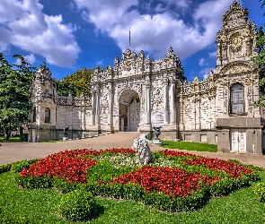 Klomb, Turcja, Stambuł, Aleja, Pałac Dolmabahce