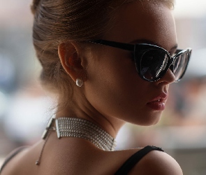 Aktorka, Biżuteria, Okulary, Anastasiya Shcheglova, Modelka