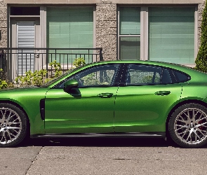 Zielone, Bok, Porsche Panamera S