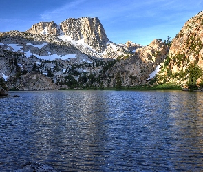 Jezioro, Stany Zjednoczone, Kalifornia, Crown Lake, Góry