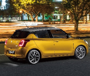 Żółte, Bok, Suzuki Swift Hybrid