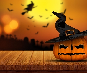 Dynia, Kapelusz, Halloween