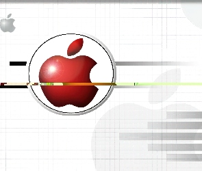 Apple, jabłko, grafika