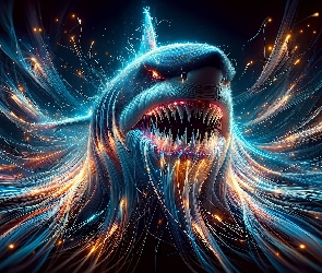 Rekin, Szczęki, Grafika