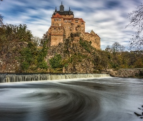 Kriebstein Castle, Niemcy, Gmina Kriebstein, Drzewa, Zamek