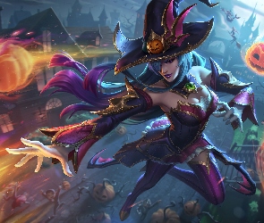 Dynie, Czarodziejka, League of Legends, Gra, Postać, Syndra