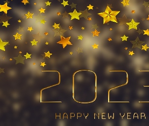 Gwiazdy, Życzenia, Nowy Rok, 2023