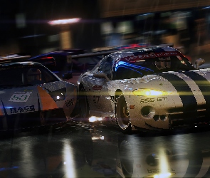 Noc, Wyścig, Assetto Corsa, Ulica, Sportowe, Gra, Samochody