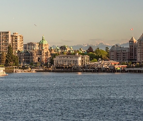 Viktoria, Domy, Wybrzeże, Wyspa Vancouver, Kanada