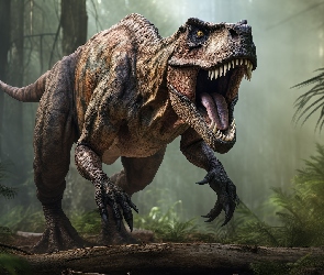 Tyranozaur, Grafika, Dinozaur