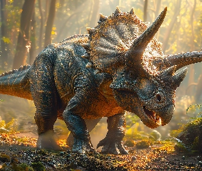 Triceratops, Grafika, Dinozaur