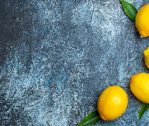 Niebiesko-białe, Tło, Cytryny