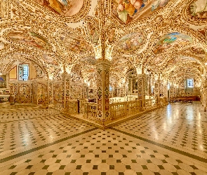 Grób św Mateusza, Krypta, Kampania, Wnętrze, Katedra św Mateusza, Włochy, Salerno