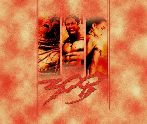 Gerard Butler, Lena Headey, 300