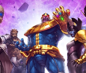Marvel contest of champions, Plakat, Postacie