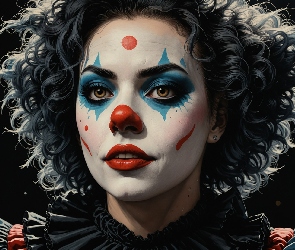 Dziewczyna, Klaun