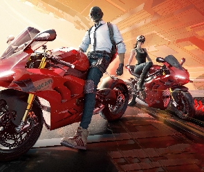 Ducati, PUBG X Ducati, Gra, Postacie, Motocykle
