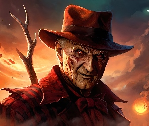 Grafika, Horror, Freddy Krueger, Postać