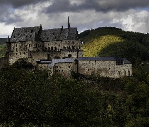 Vianden Castle, Luksemburg, Zamek