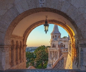 Węgry, Budapeszt, Zabytek, Budowla, Baszta Rybacka, Dzielnica Varkerulet