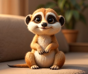 Uśmiech, Kanapa, Surykatka