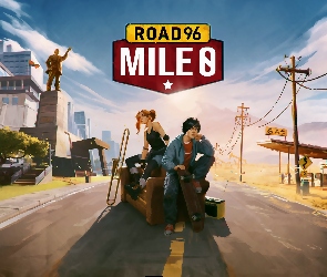 Droga, Chłopak, Road 96 Mile 0, Domy, Dziewczyna, Gra, Postacie