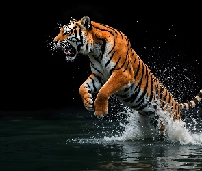 Woda, AI, Tygrys