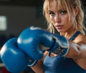 Sport, Boks, Kobieta