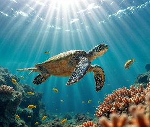 Rafa, Koralowa, Żółw