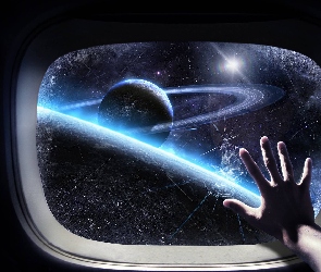 Kosmos, Okno, Dłoń