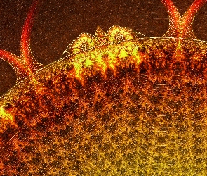 Fraktal, Żółto-pomarańczowy