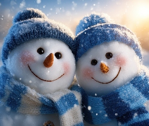 Czapki, Szaliki, Bałwany