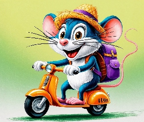 Skuter, Dla dzieci, Mysz