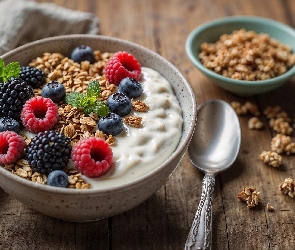 Owoce, Śniadanie, Jedzenie