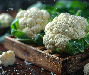 Skrzynka, Krople, Kalafiory