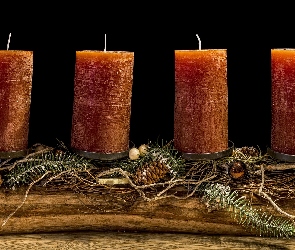 Świąteczna, Świeczki