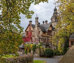 Niemcy, Schluchtern, Drzewa, Zamek Ramholz