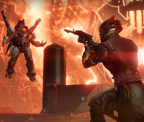 Walka, Postacie, Gra, Destiny 2