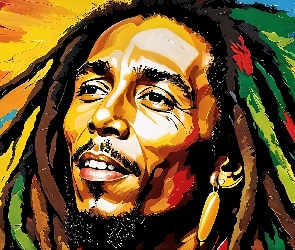 Piosenkarz, Bob Marley, Grafika