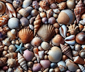 Muszelki, Różnorodne