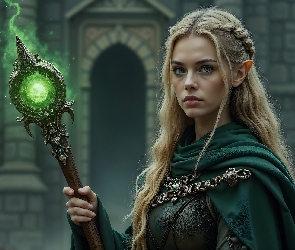 Elfka, Fantasy, Kobieta