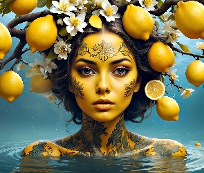 Kobieta, Cytryny