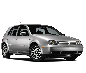 Srebrny, Volkswagen Golf 4