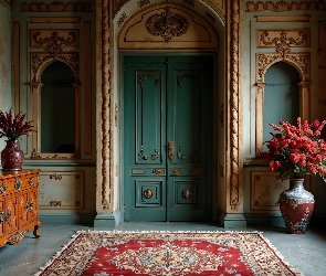 Drzwi, Dywan, Pokój