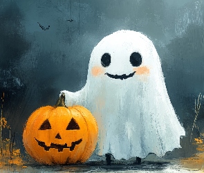 Duszek, Dynia, Halloween