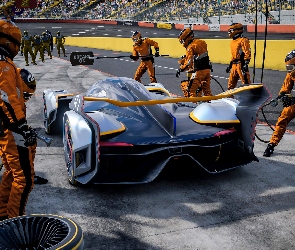 Obsługa techniczna, McLaren Team, Gran Turismo 7, Tor, Bolid, Gra, Symulator